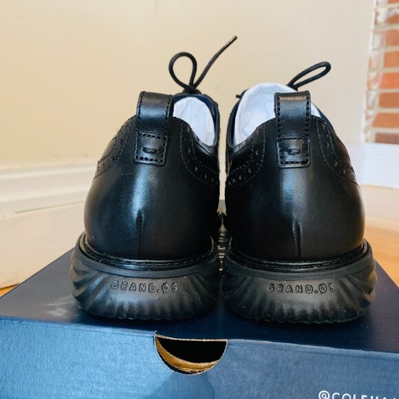 COPY - Cole Haan Men's Grand Evolution Wingtip SHRTW- Black Size 11.5 - Picture 14 of 16